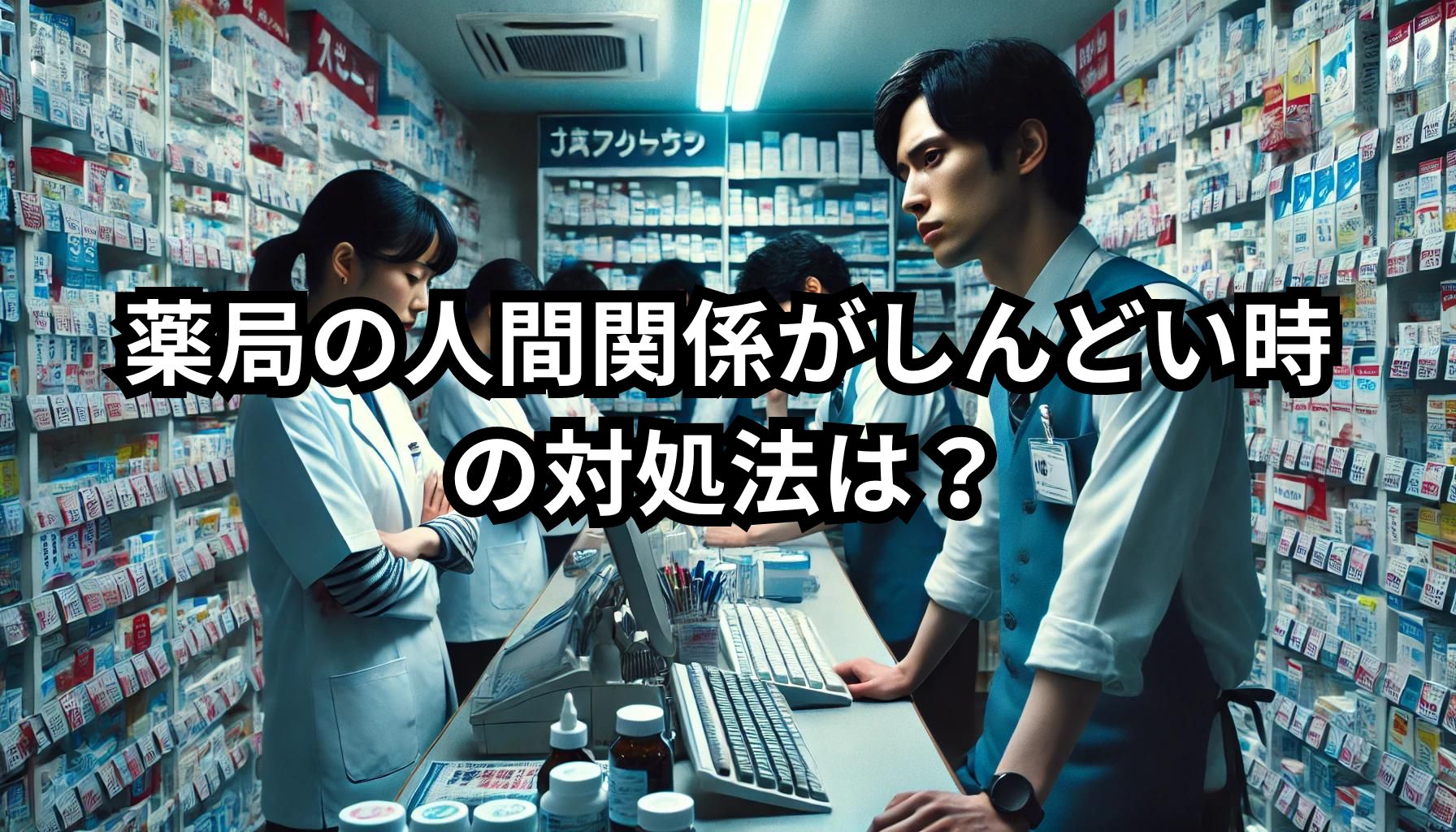 薬局の人間関係がしんどい時の対処法は？