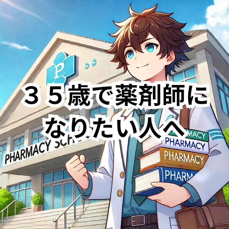 35歳で薬剤師になりたい人へ